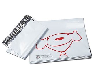 सफेद व्यक्तिगत पोस्टेज बैग, उच्च स्थायित्व प्लास्टिक पोस्टेज बैग